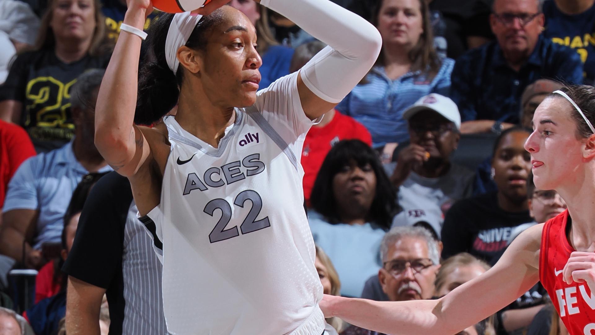 A'ja Wilson makes history en route to Aces win