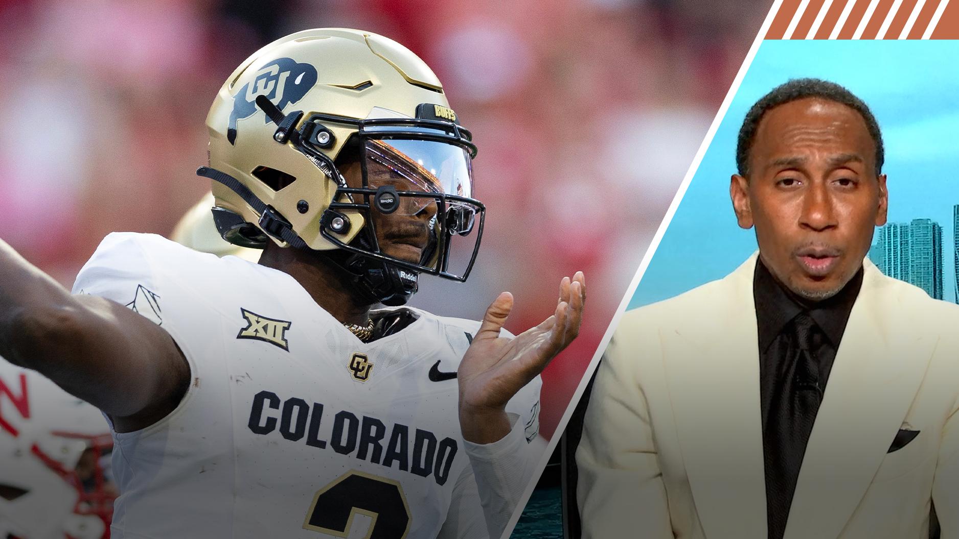 Why Stephen A. is taking the over on Colorado's points vs. Colorado State