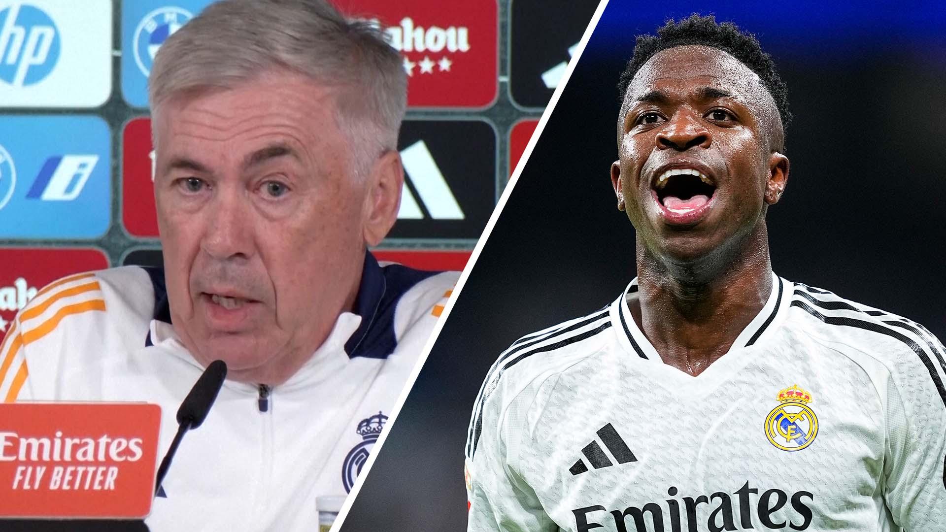 Ancelotti admits Vinicius Jr. 'not at his best' for Real Madrid yet