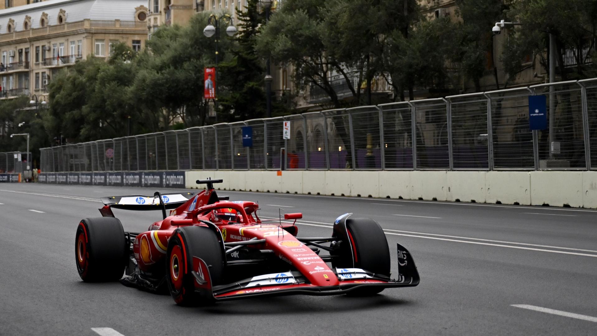 Charles Leclerc secures pole for the Azerbaijan Grand Prix