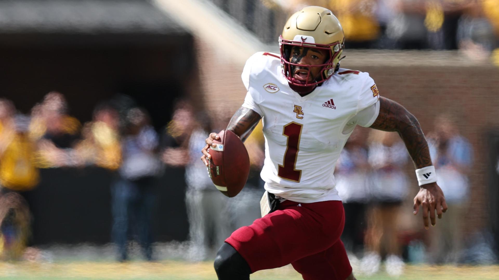 Castellanos turns near-fumble into a 67-yard Boston College TD