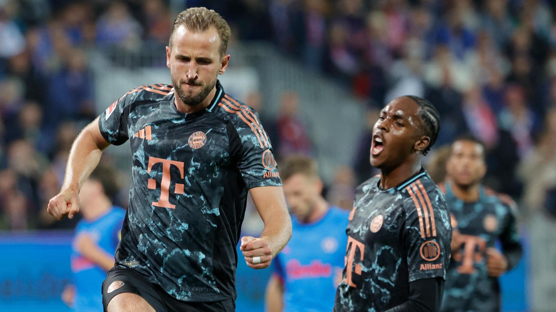 Kane scores hat trick as Bayern thrash Holstein Kiel