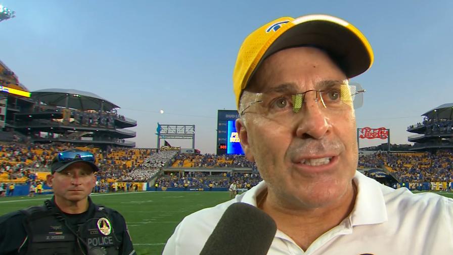 Pat Narduzzi: We beat West Virginia and the officials