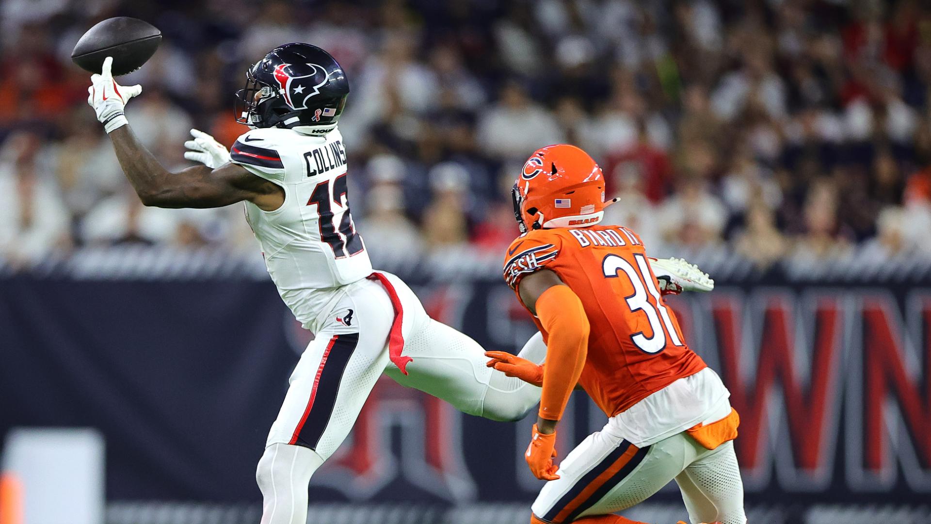 Nico Collins makes incredible bobbling grab