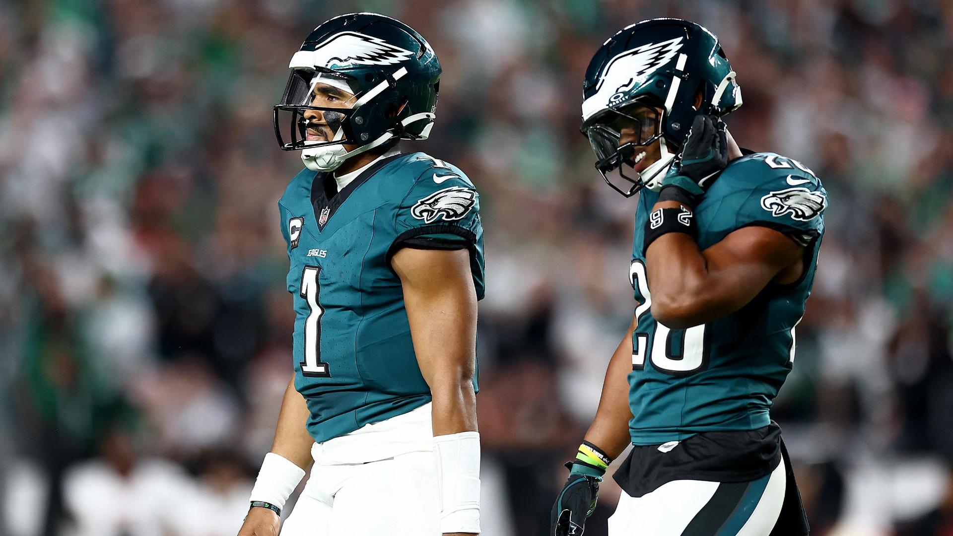 Jalen Hurts, Eagles fail to convert in red zone on 4th down