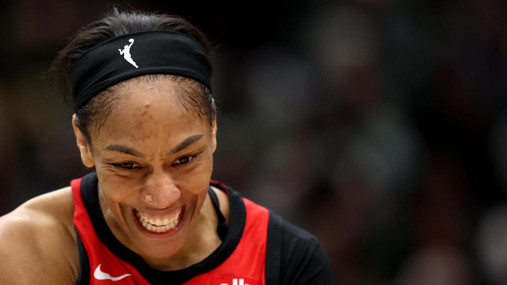 A'ja Wilson's 447th rebound sets single-season WNBA record