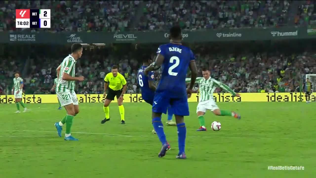 Giovani Lo Celso scores in the 74'