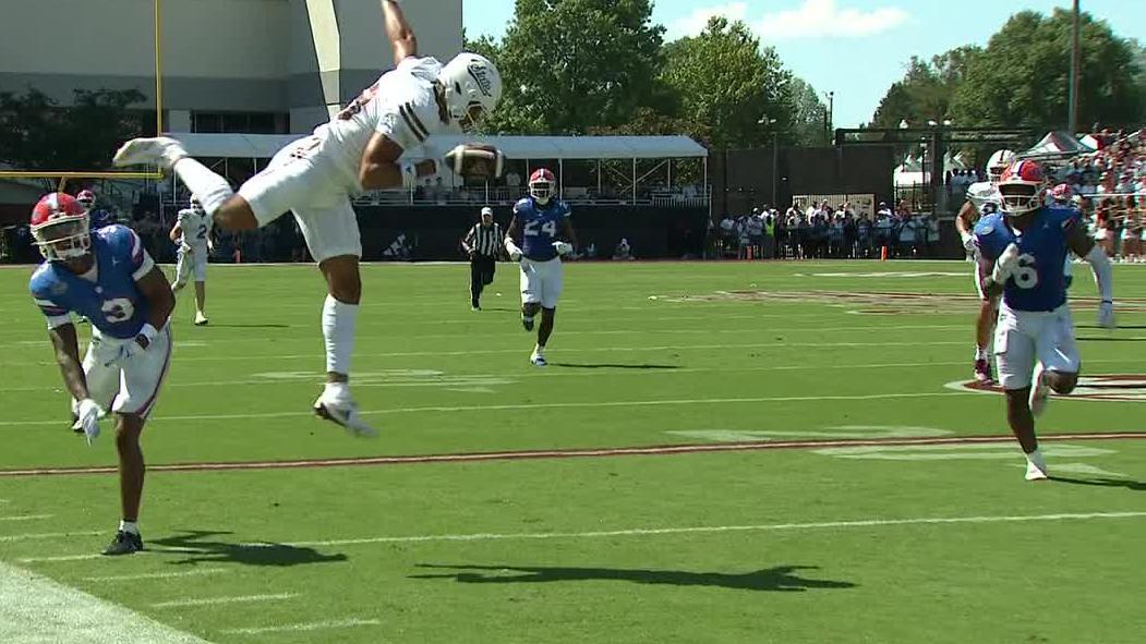 Seydou Traore shows off crazy hands and hops on wild hurdle catch