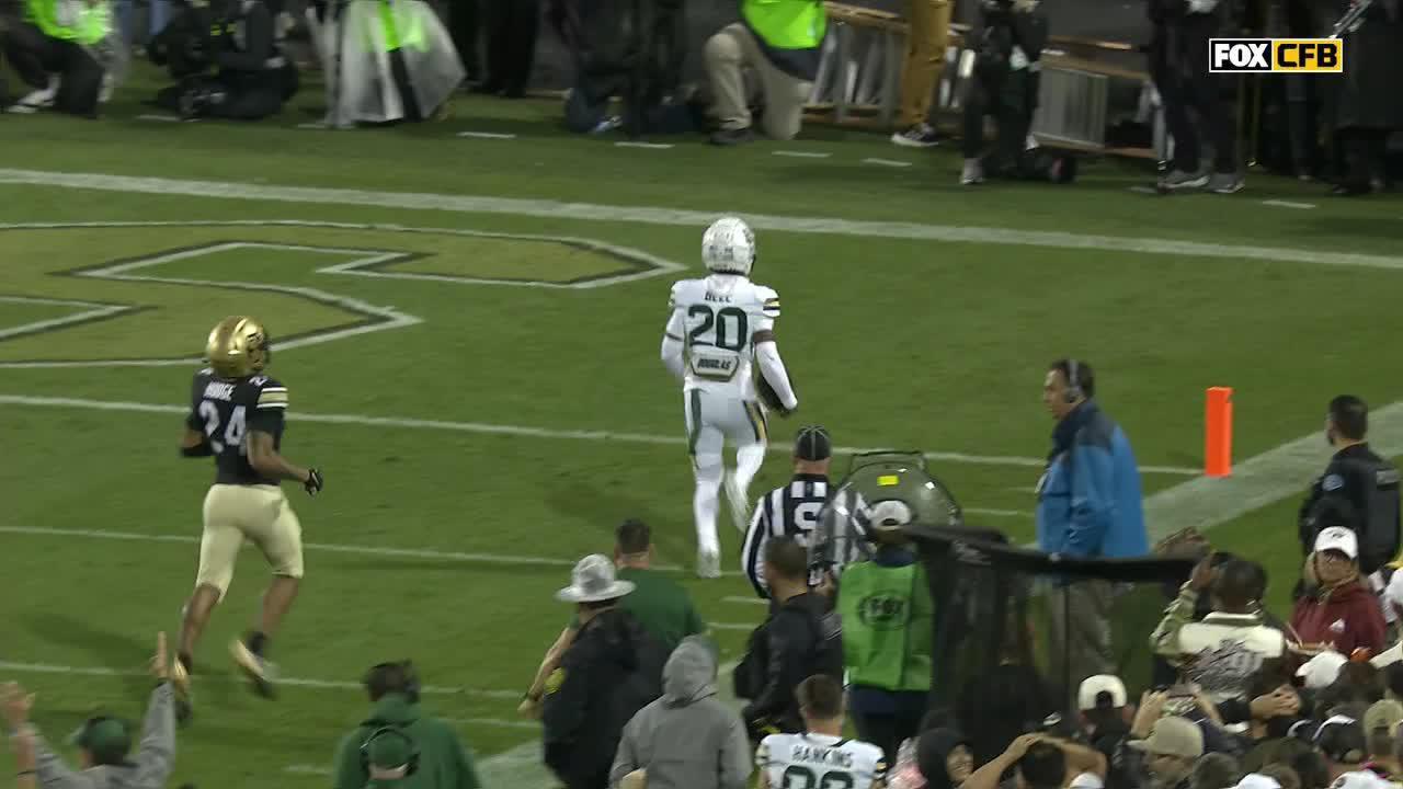 Jamaal Bell takes a 100-yard kick return to the house for Baylor