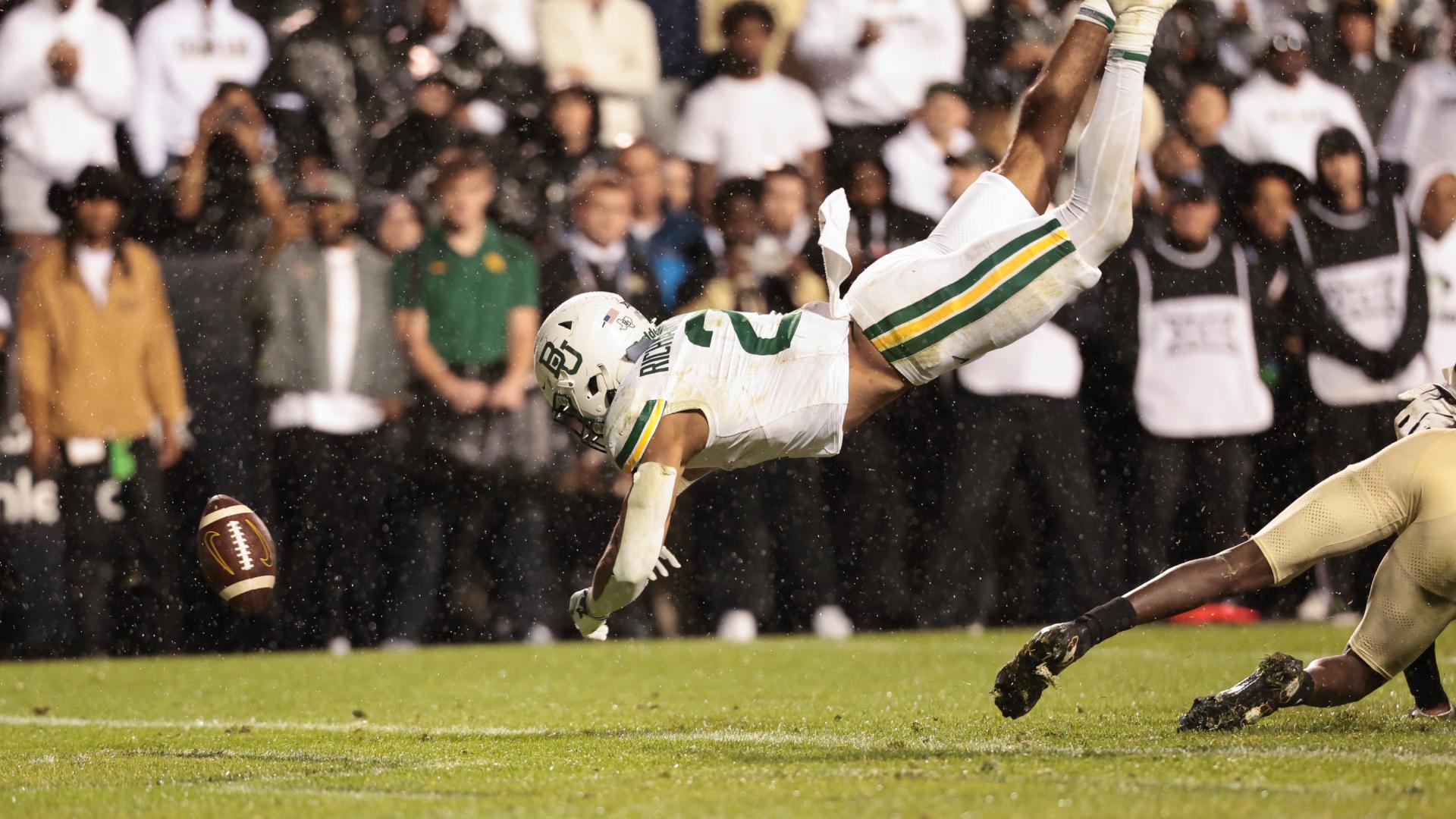 Travis Hunter forces the fumble to seal Colorado's win in OT over Baylor