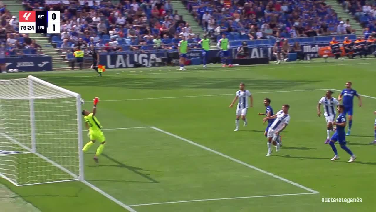 Jorge scores goal for Leganés