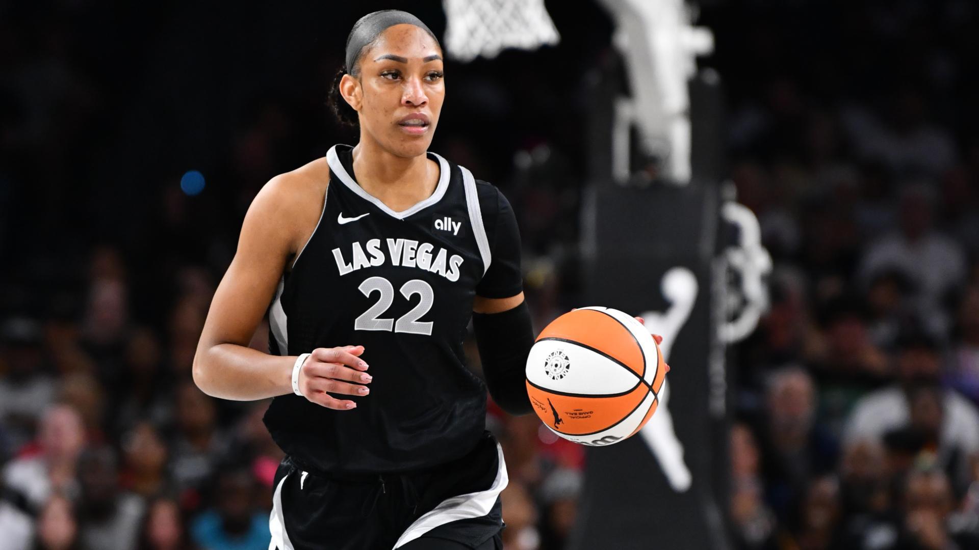 A'ja Wilson goes off for 21 points in Aces' win over Storm