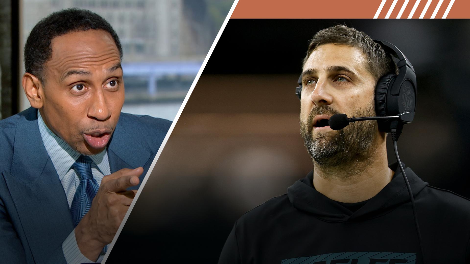 Stephen A. turns the heat off Sirianni and on to Eagles players