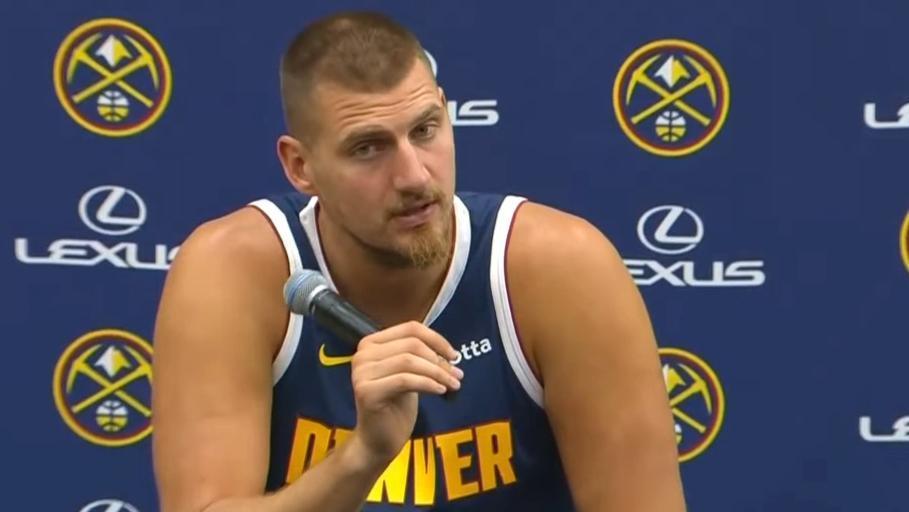 Jokic on Nuggets' media day: 'I don't know why we do them'