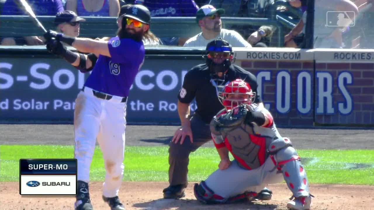 Charlie Blackmon swats a solo HR for the Rockies