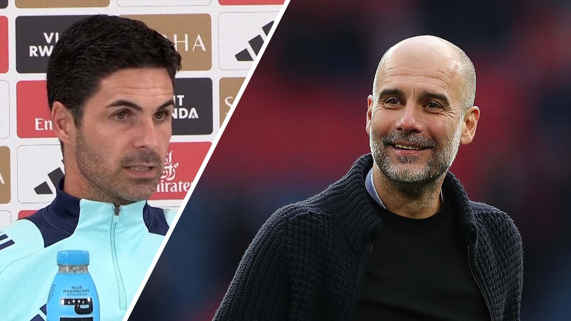 Arteta: Man City rivalry won't impact relationship with Guardiola