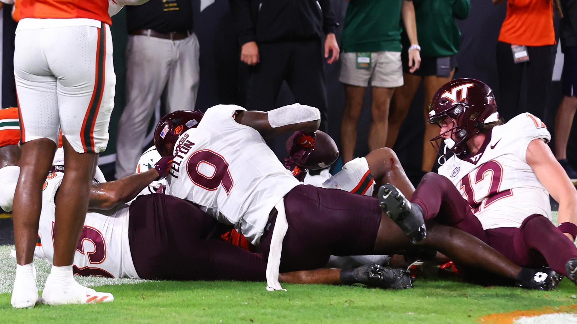 Miami's victory over Virginia Tech comes down to controversial final play