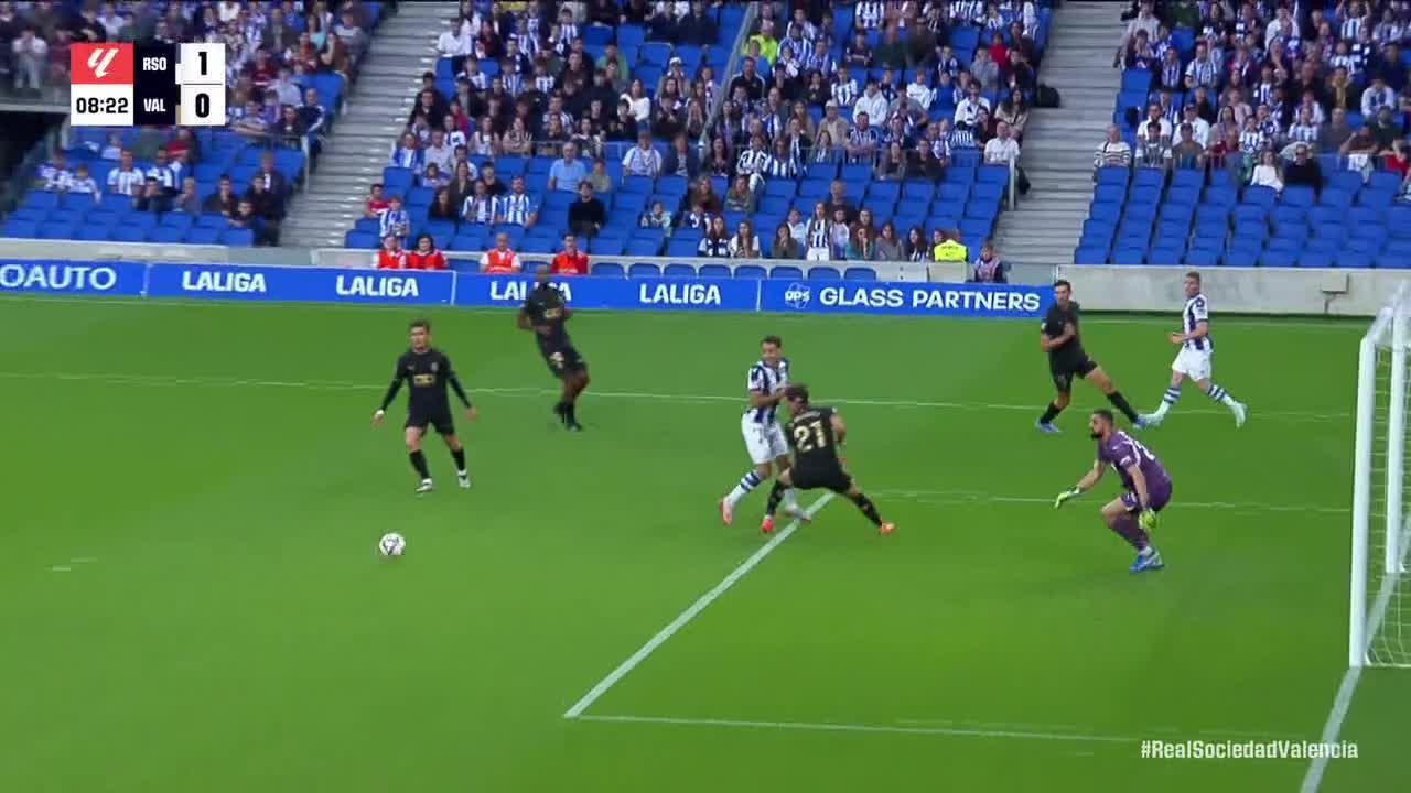 Takefusa Kubo scores goal for Real Sociedad