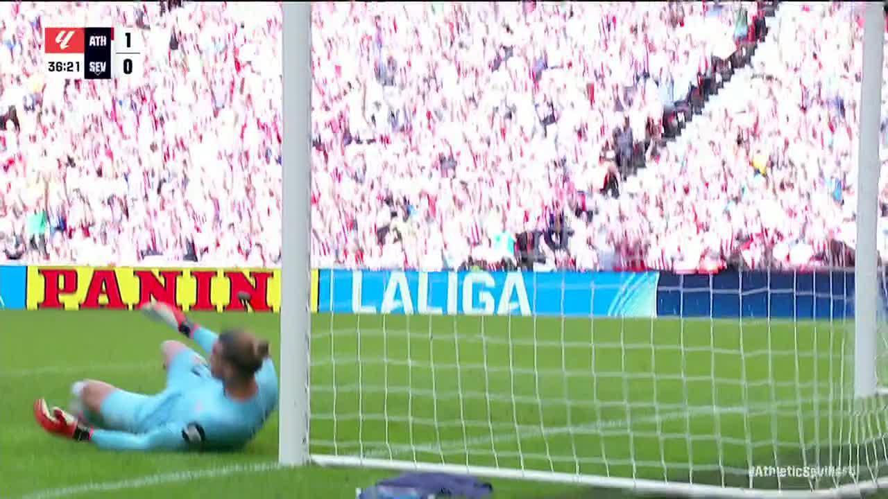 Mikel Jauregizar finds the back of the net for Athletic Club