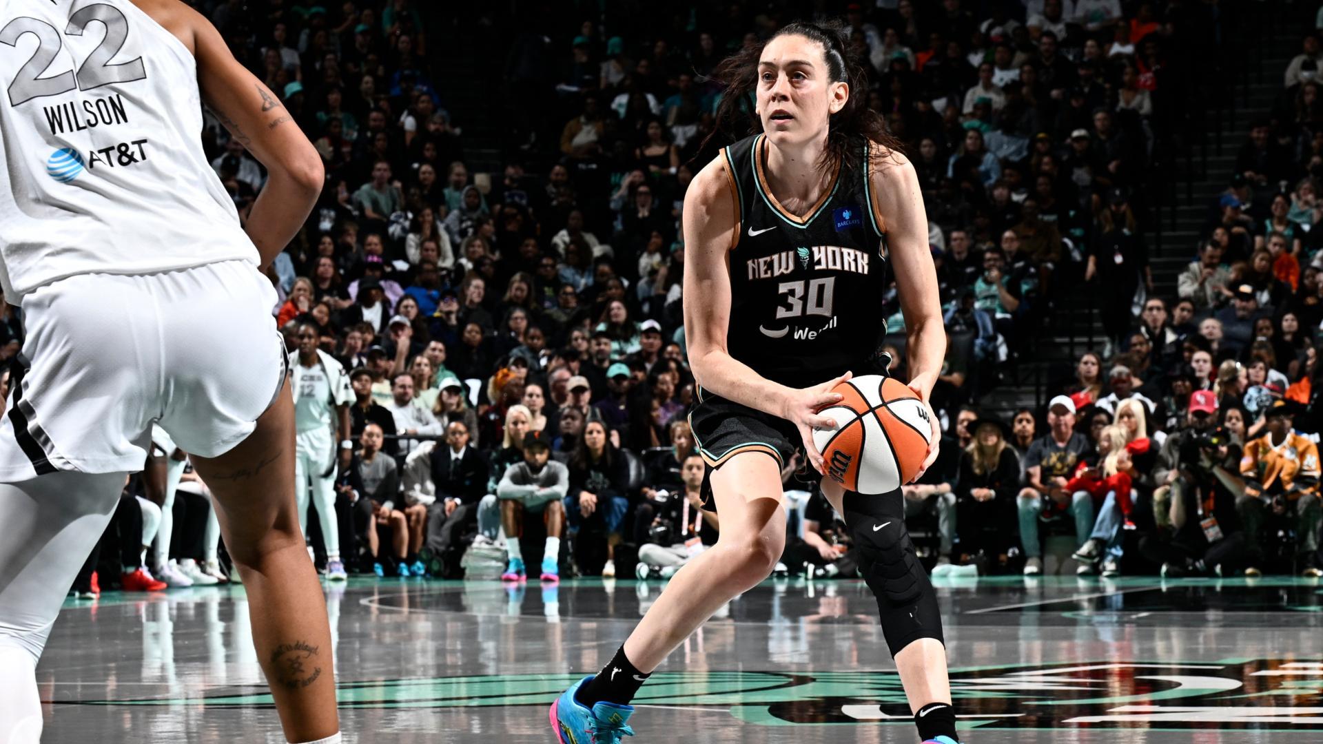 Breanna Stewart's 34-point performance leads the Liberty in Game 1