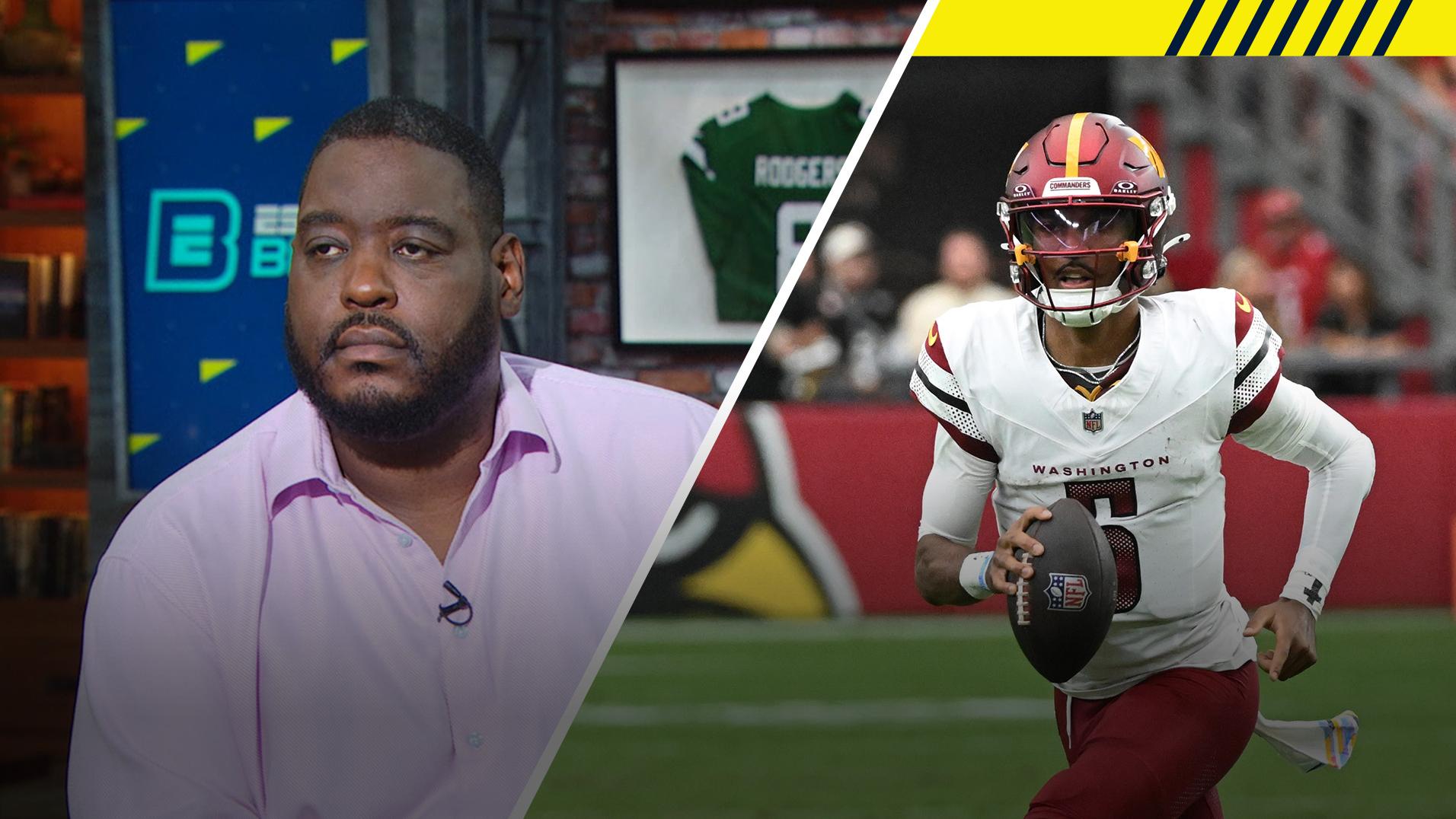 Damien Woody: 'Jayden Daniels is the best QB in the NFC right now'