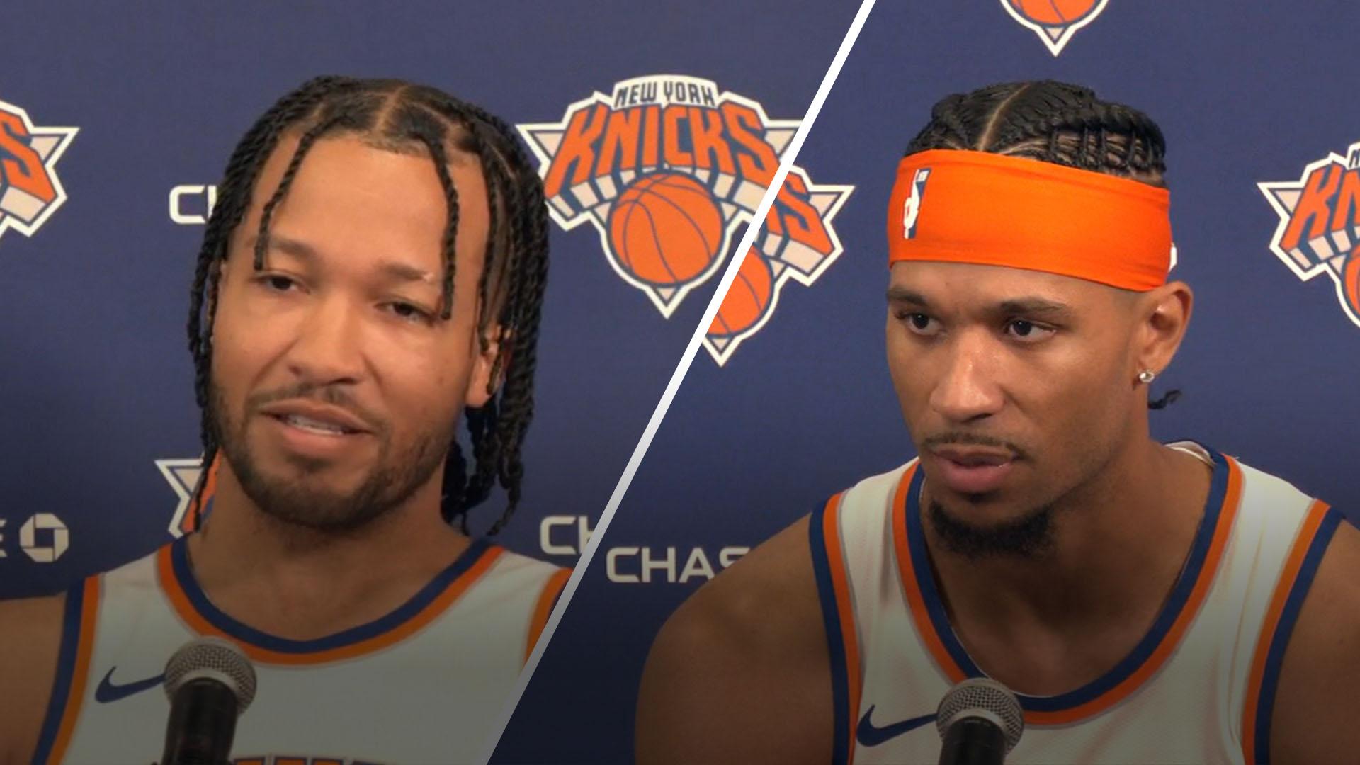 Brunson jokes on Knicks' media day: 'Who's Karl?'