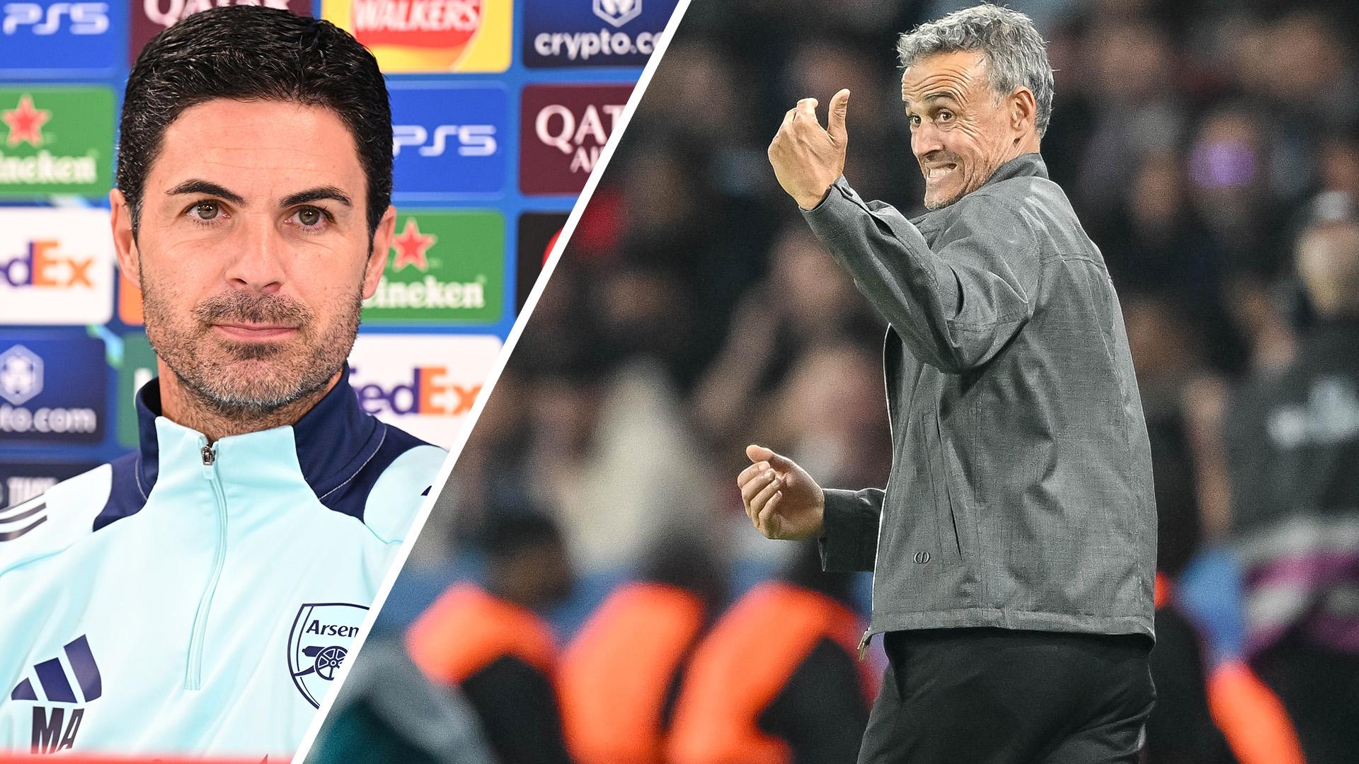 Mikel Arteta heaps praise on Luis Enrique
