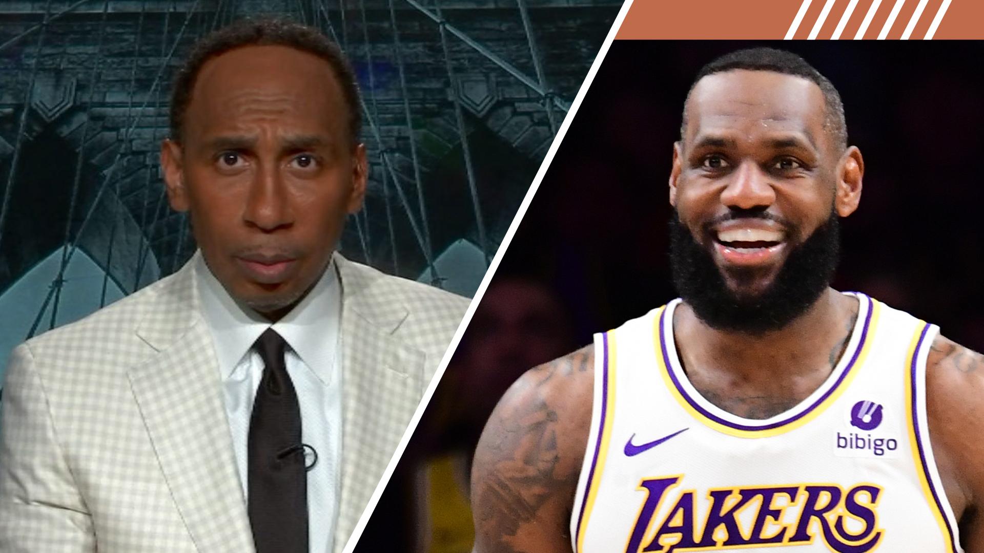 Stephen A. worried about LeBron and the Lakers' title chances