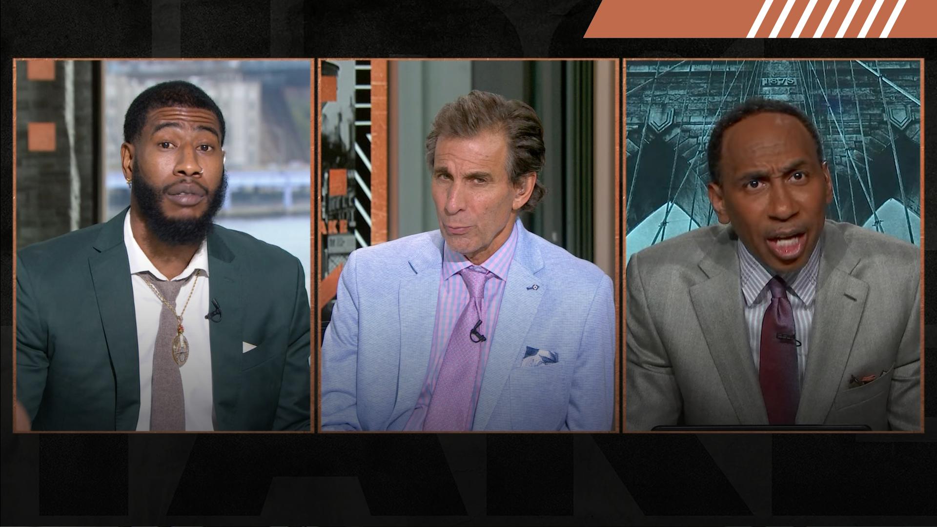 Stephen A. gets fired up at Iman Shumpert during Knicks debate