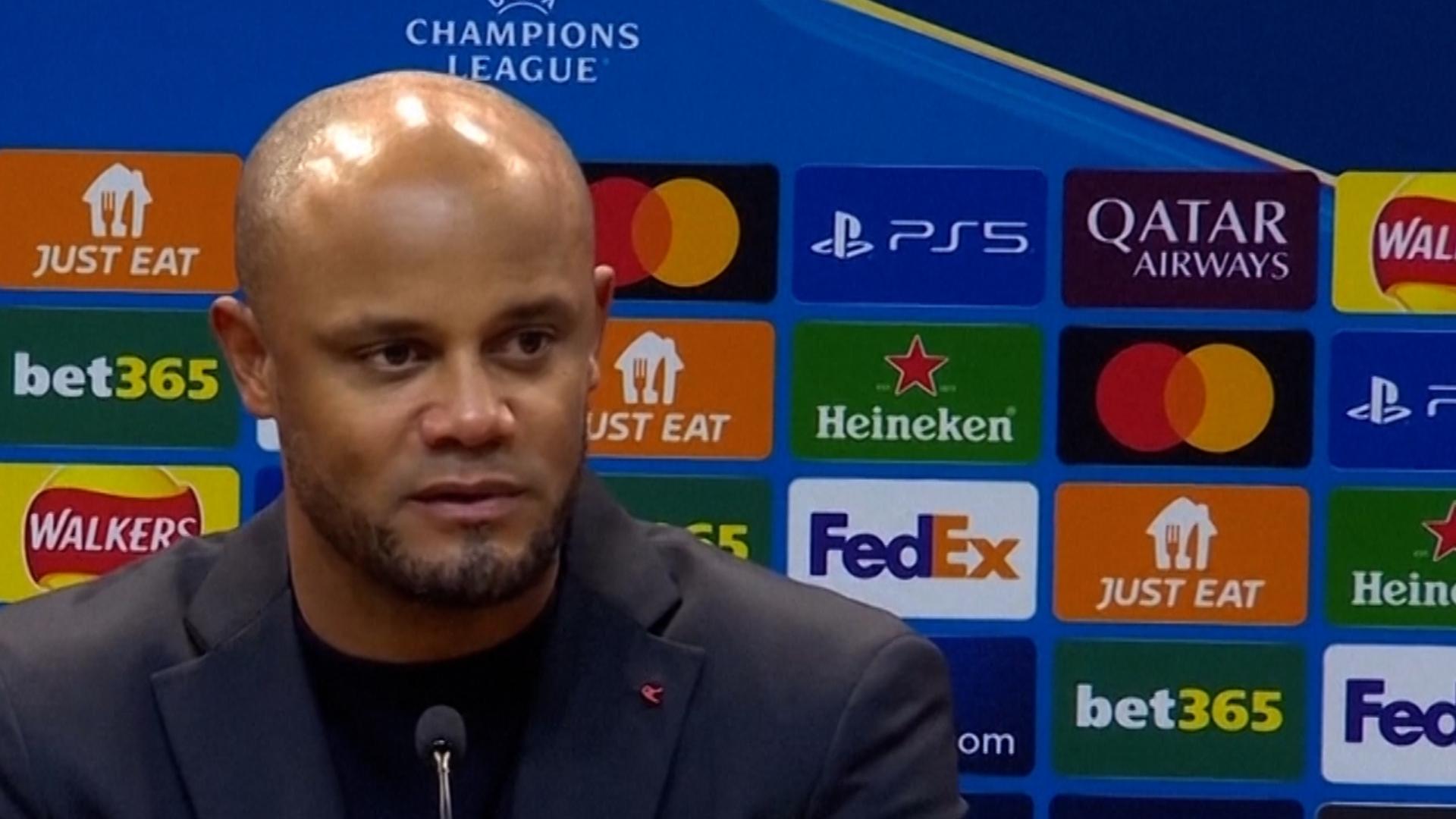 Kompany: Bayern's loss to Aston Villa won't decide Champions League