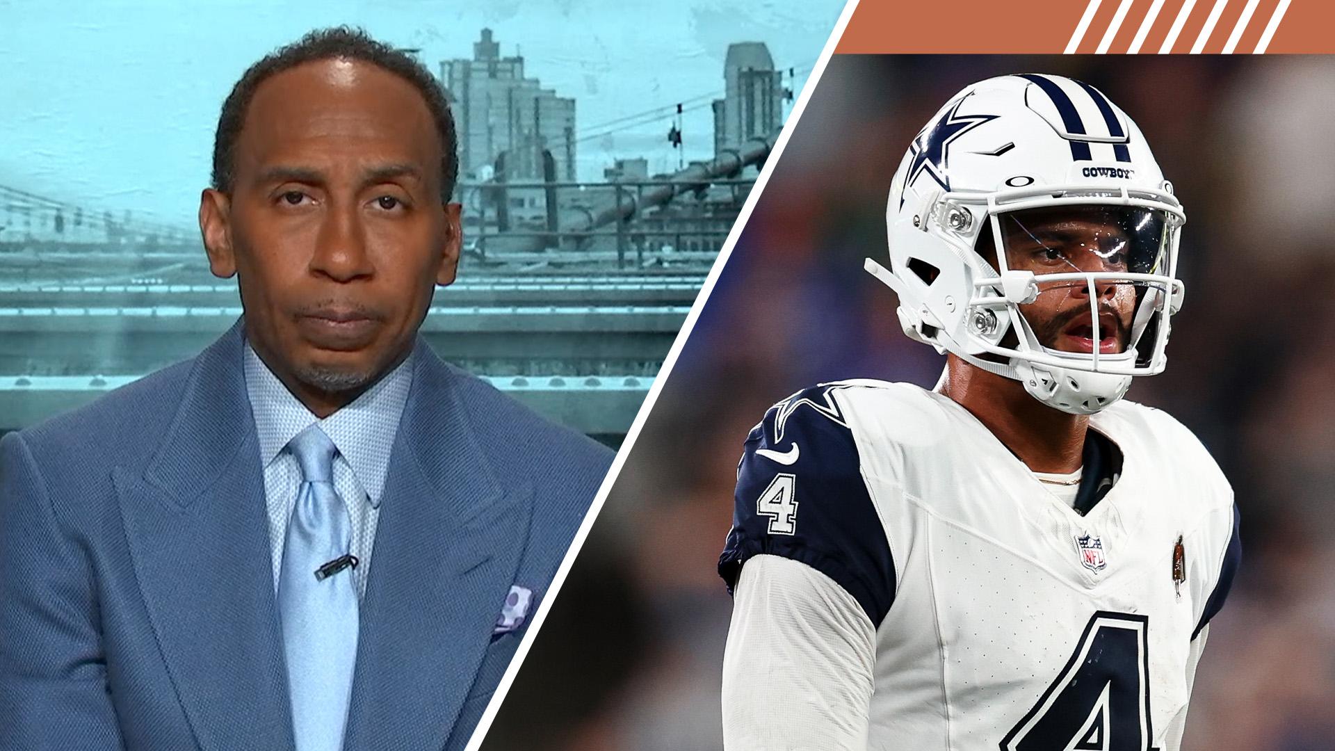 Why Stephen A. takes issue with Dak's 'on the brink' comment