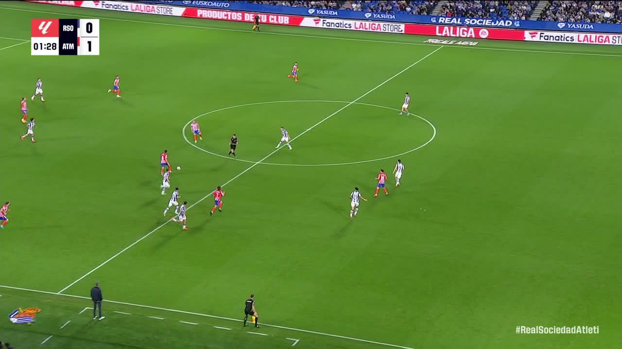 Julián Álvarez scores goal for Atletico Madrid