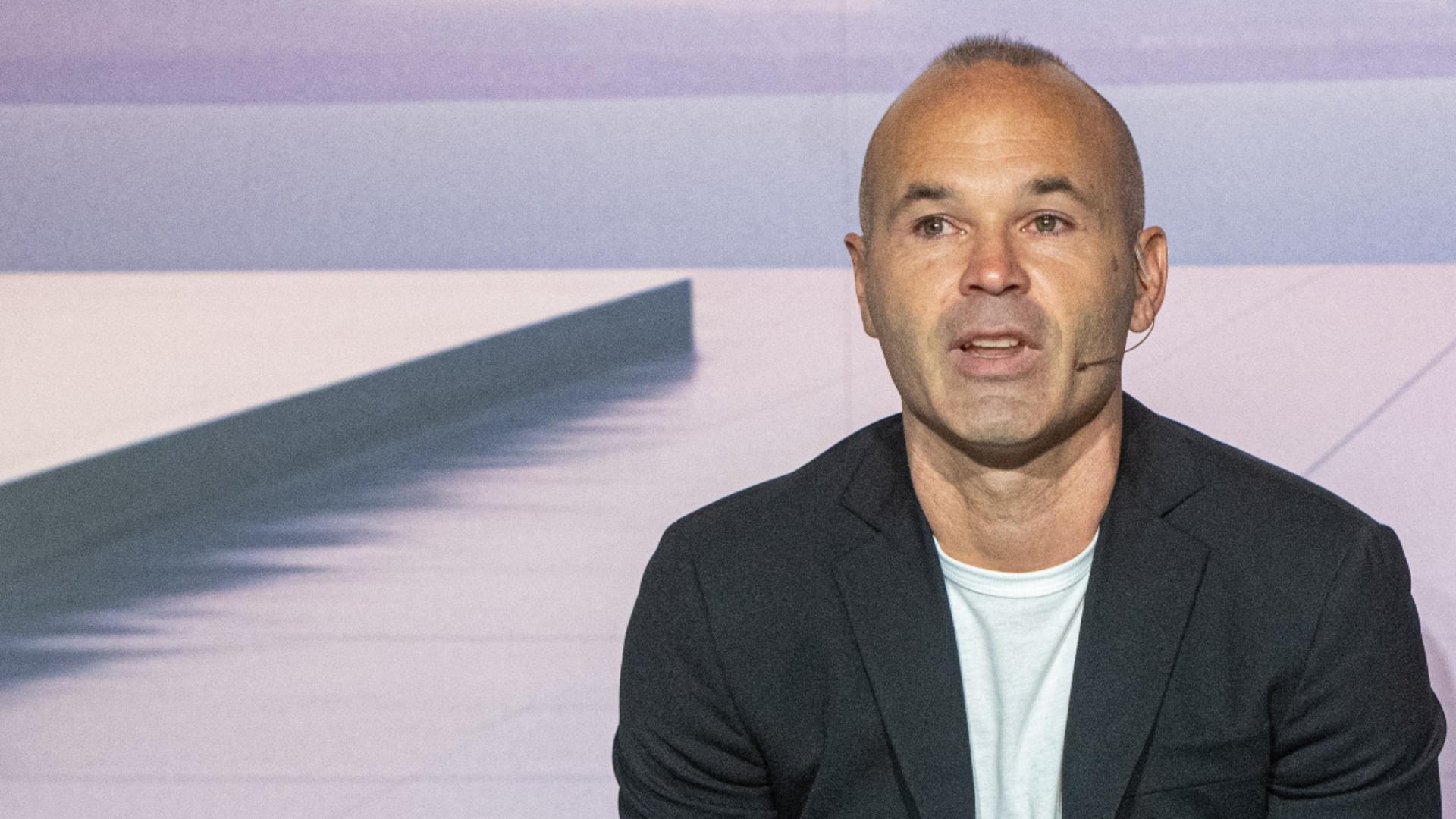Andrés Iniesta fights back tears as he retires from football