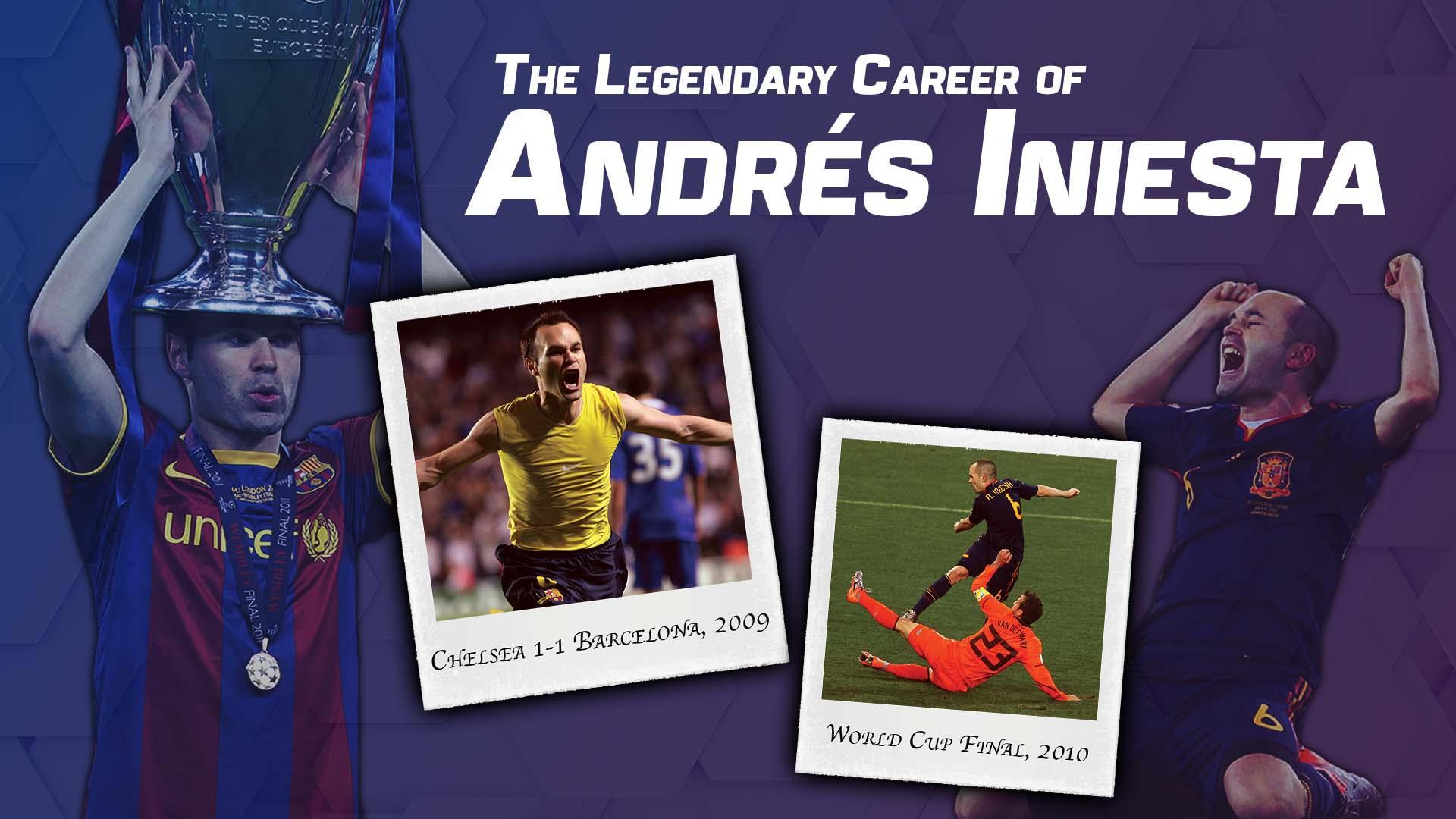 Remembering the best of Andrés Iniesta's legendary career