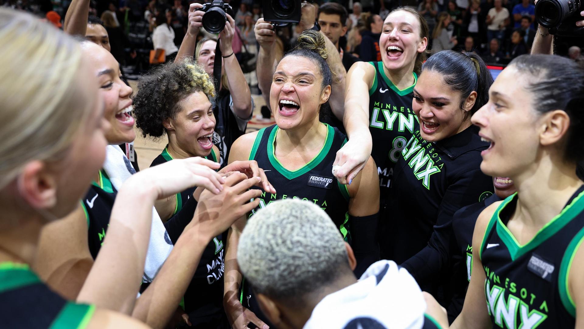 Lynx celebrate WNBA Finals berth after beating Sun