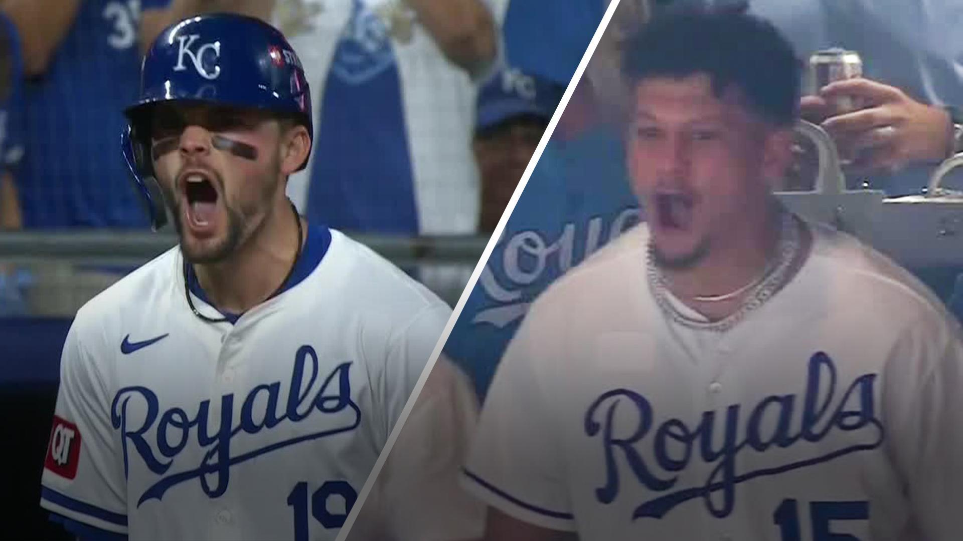 Mahomes hyped after Royals tie up Yankees in the 5th inning