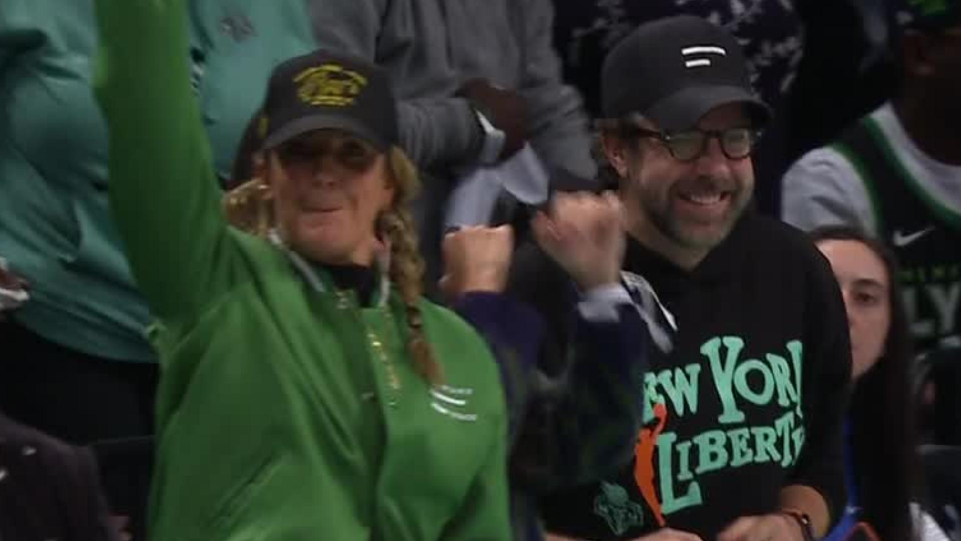 Jason Sudeikis loves the Liberty's 9-0 run