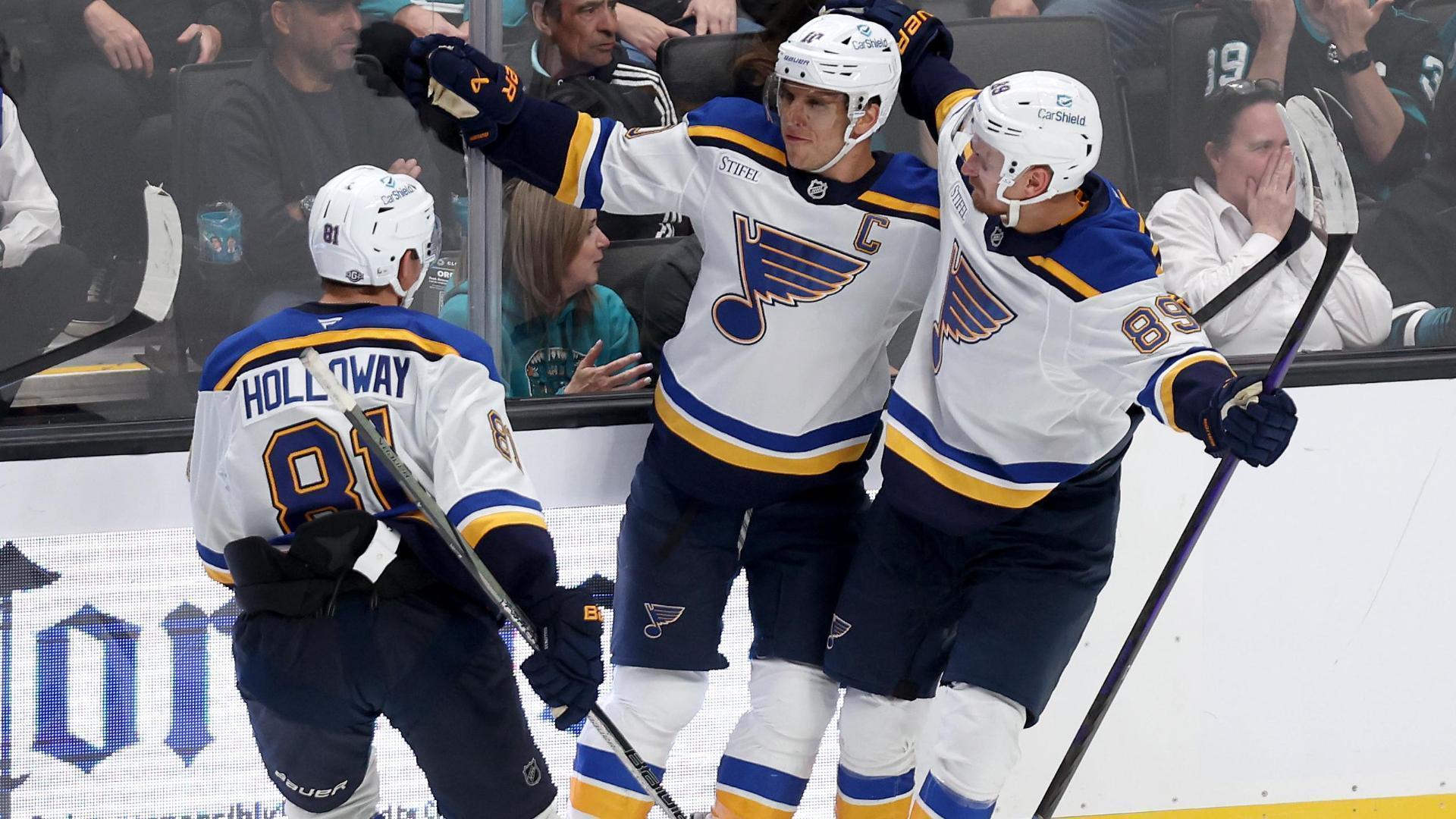 Schenn stuns Sharks with OT winning goal for Blues