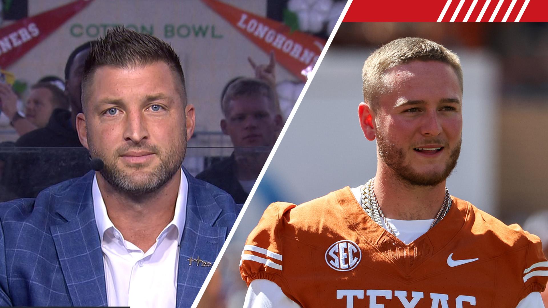 Tim Tebow makes the case why Quinn Ewers has to be Texas' starting QB