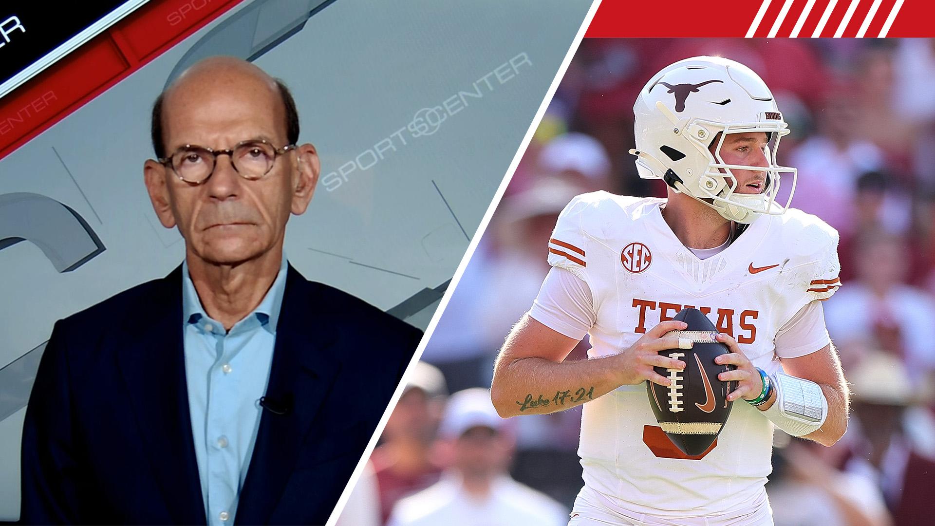 Finebaum: Texas' biggest threat, Alabama-Tennessee showdown