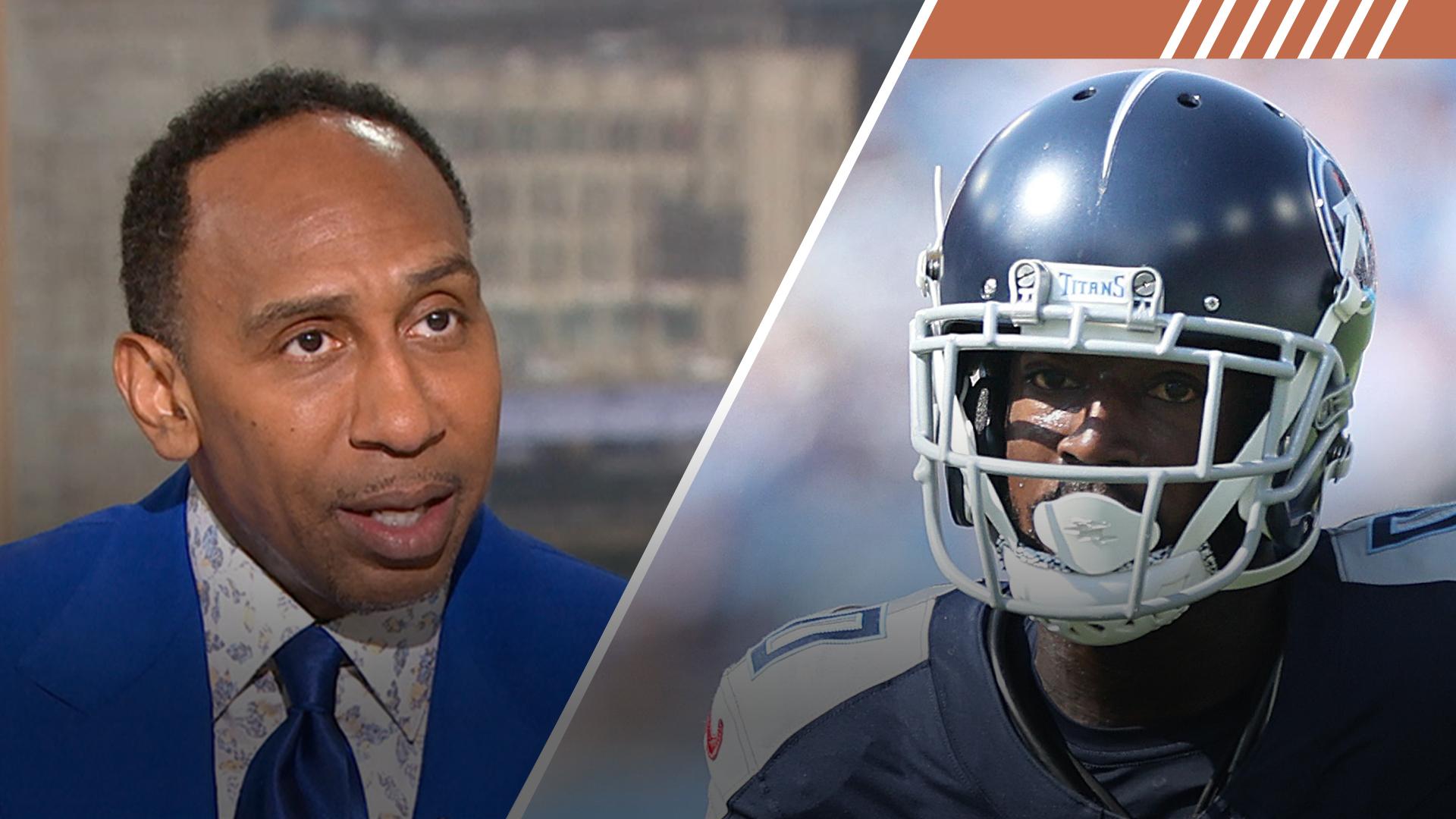 Stephen A. points finger at Levis, Titans for not getting Ridley the ball