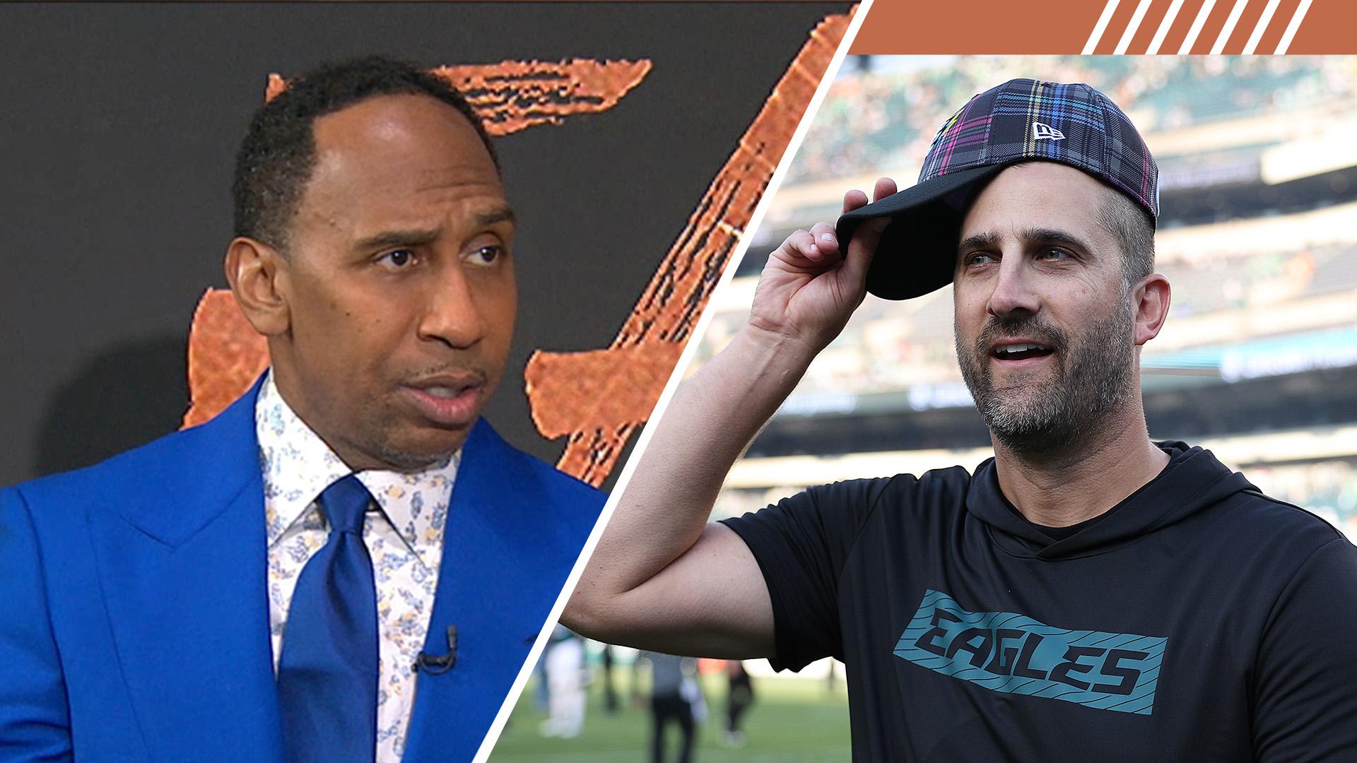 Stephen A. understands why Sirianni was jawing with fans in Philly