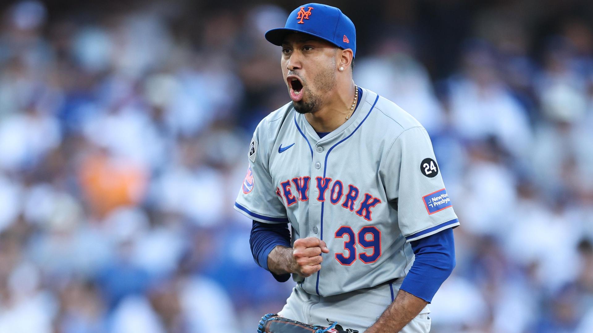 Edwin Diaz shuts down the Dodgers with 3 Ks in the 9th