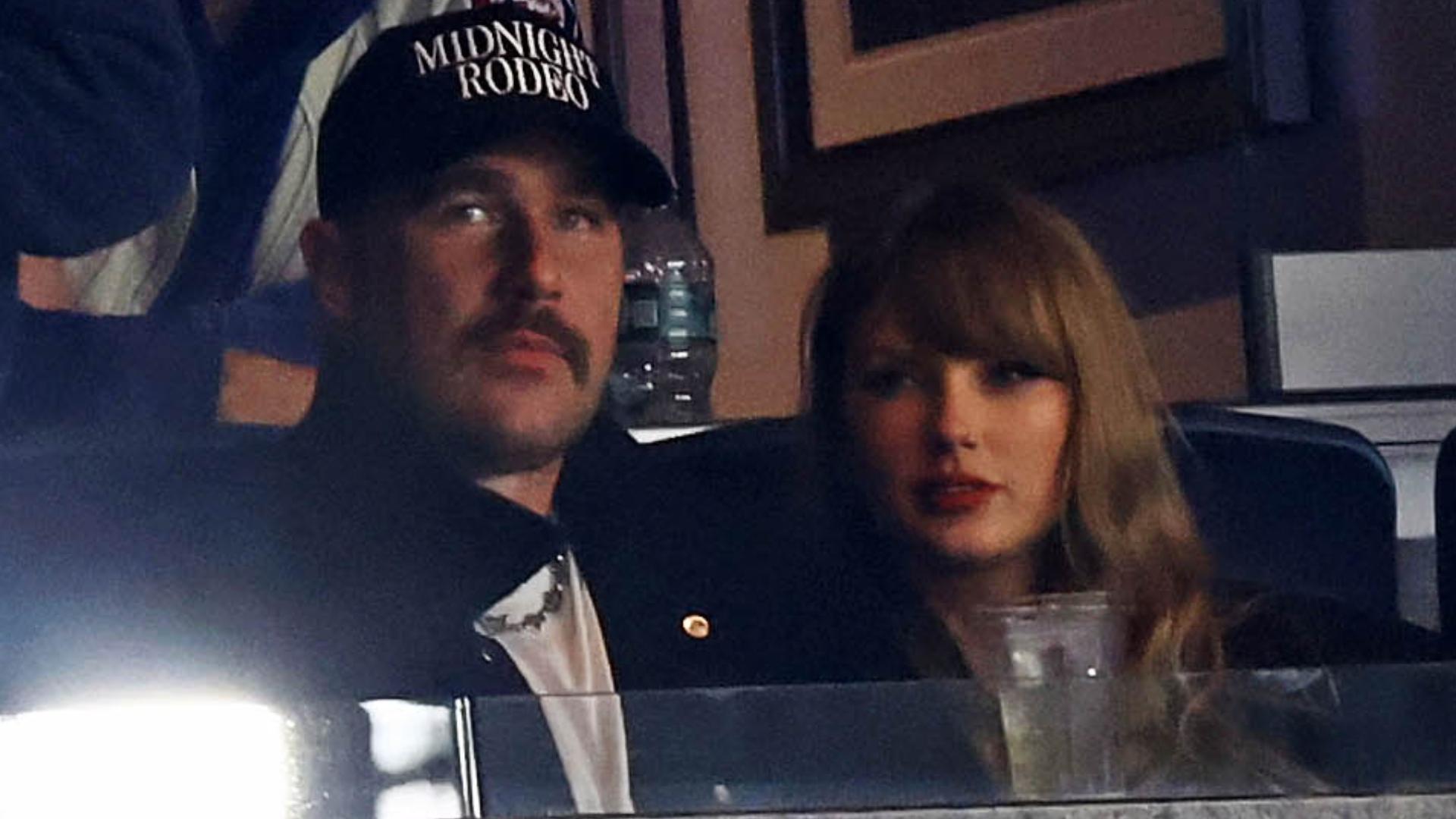 Taylor Swift, Travis Kelce take in Game 1 of the ALCS