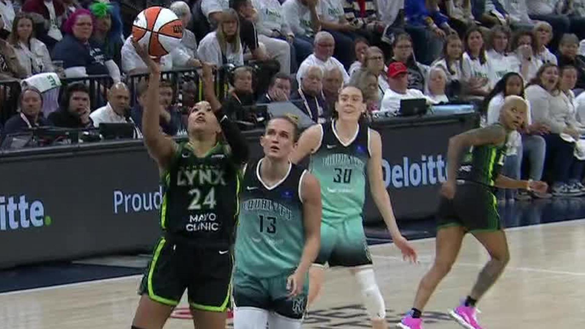 Napheesa Collier sets WNBA points record for single postseason