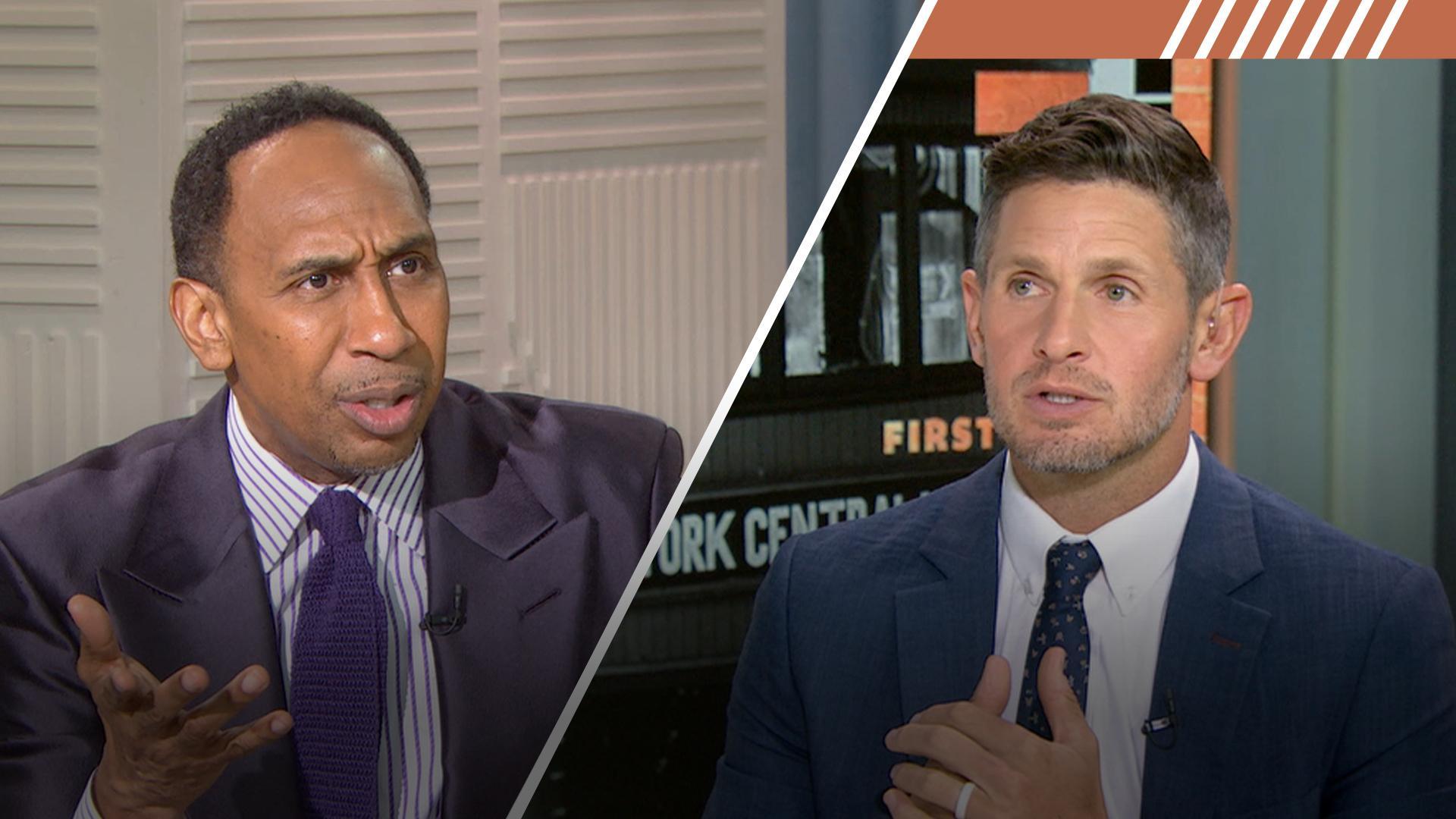 Stephen A., Dan Orlovsky get heated during Jets debate