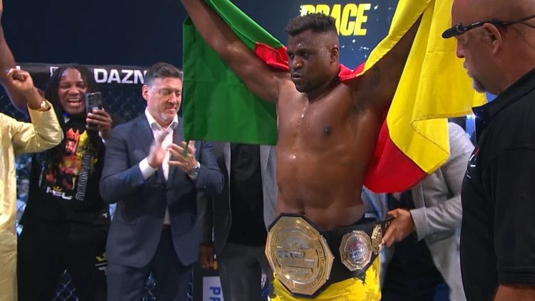 Francis Ngannou makes quick work of Renan Ferreira with 1st-round TKO