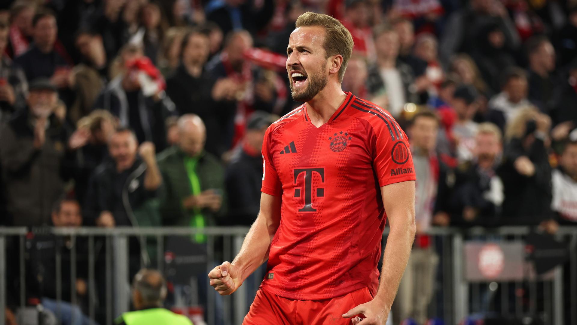 Harry Kane nets hat trick for Bayern Munich