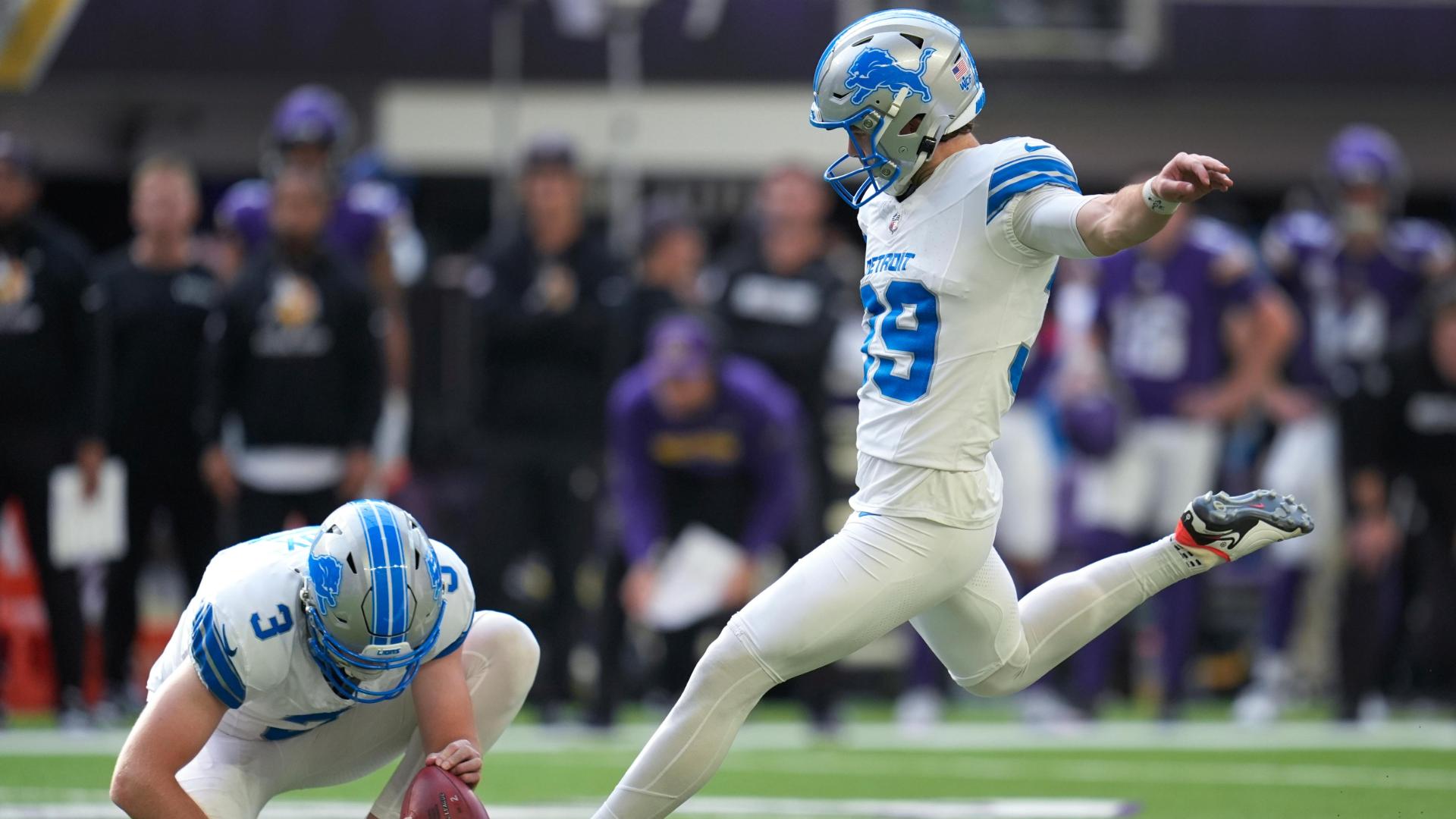 Lions' late FG gives Vikings 1st loss of season