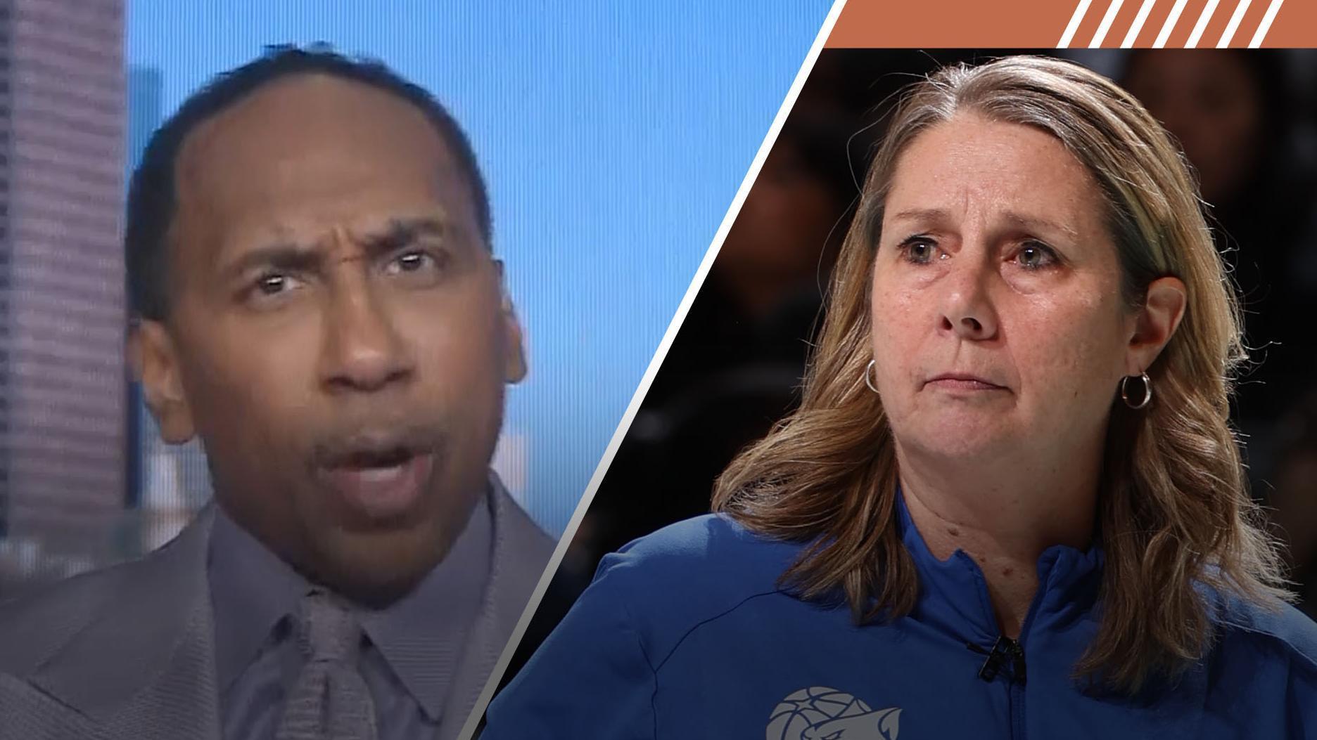 Stephen A. blasts Lynx coach for complaining about officials